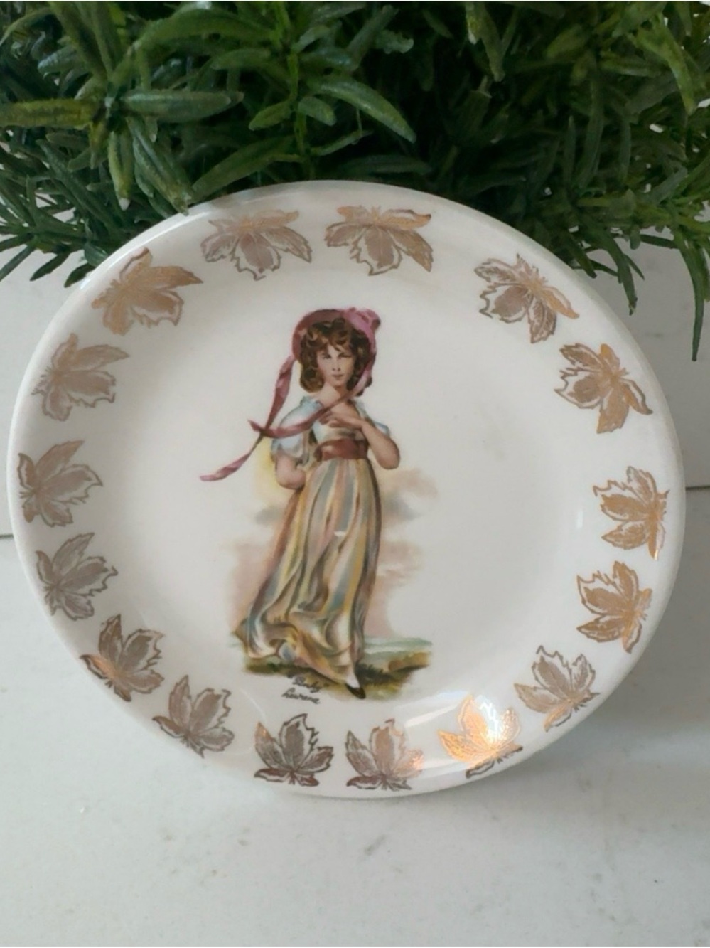 Wood & Sons England “Pinky” Decorative Collector Plate - Vintage
